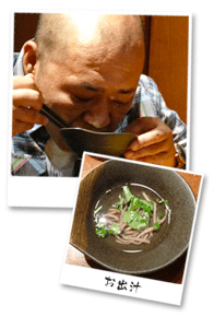 お出汁・田中社長